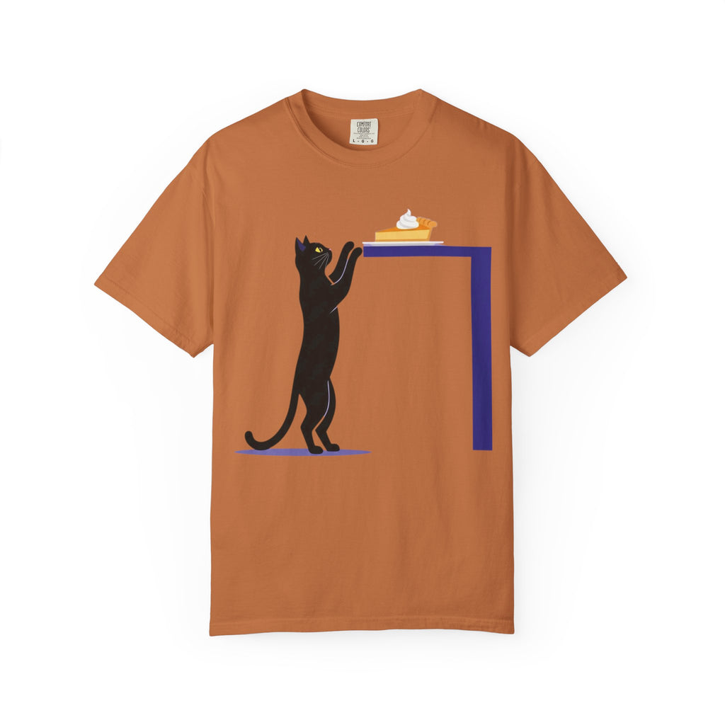 Black Cat Pumpkin Pie T-Shirt