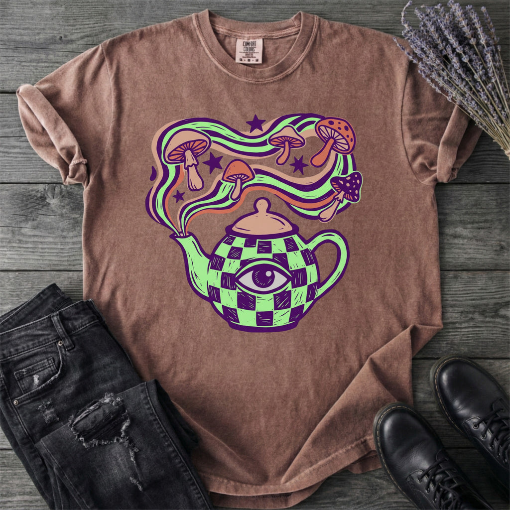 Psychedelic Teapot Mushrooms T-Shirt
