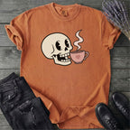 Skeleton Coffee Lover T-Shirt