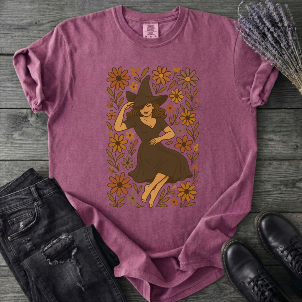 Withering Among Wildflowers Boho T-Shirt