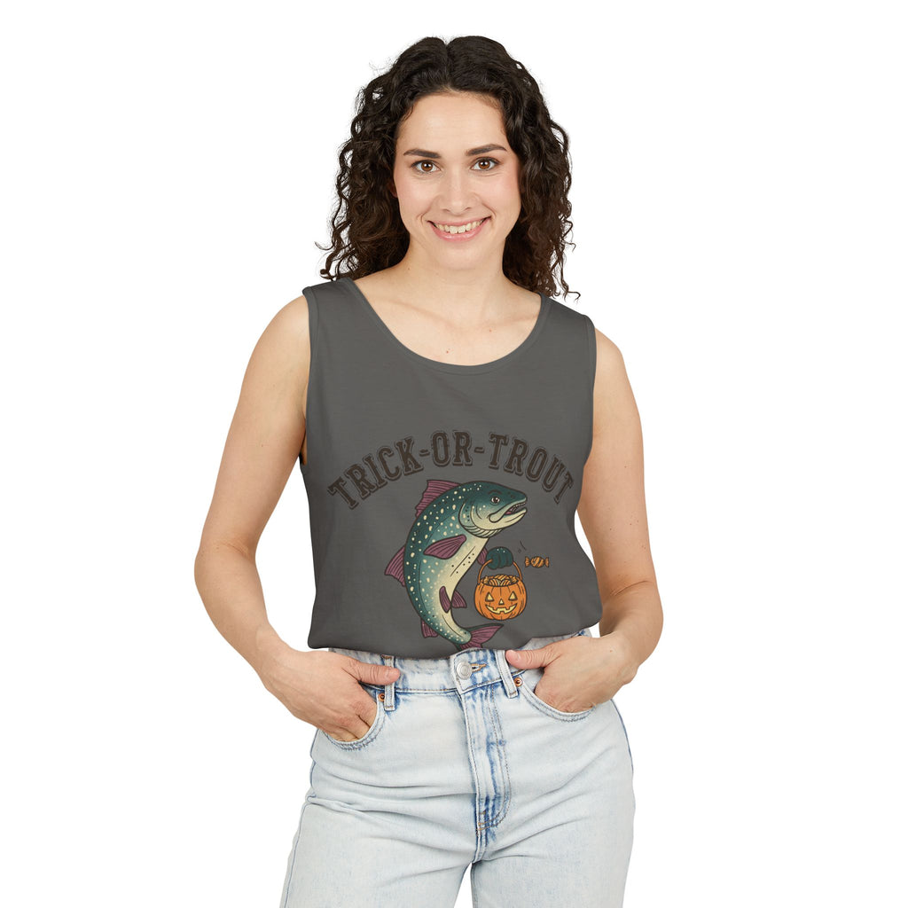 Trick Or Trout Tank Top