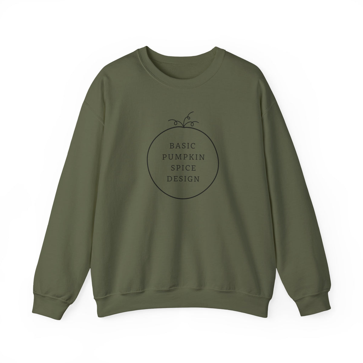 Basic Pumpkin Spice Design Sweatshirt