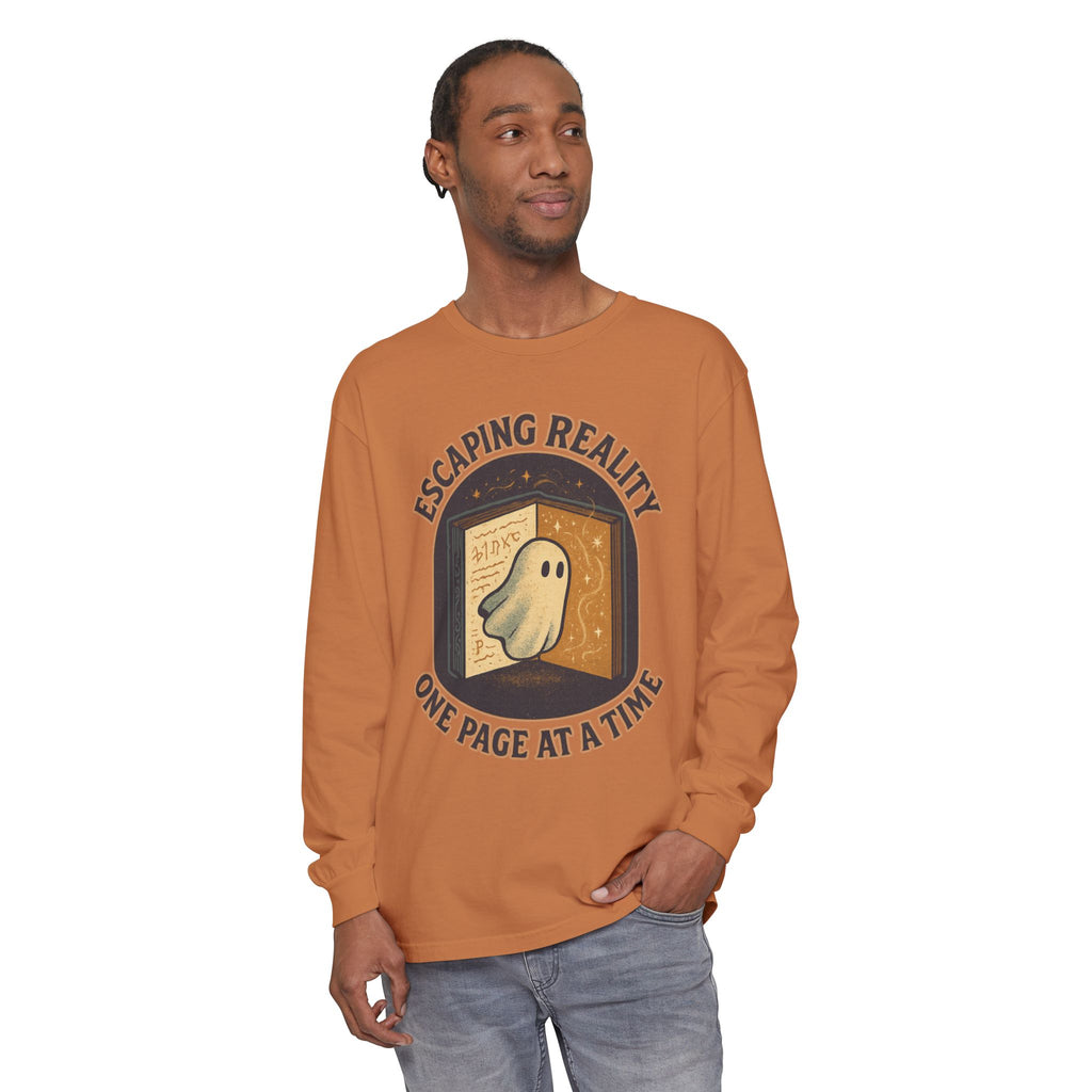 Escaping Reality One Page At A Time Long Sleeve T-Shirt