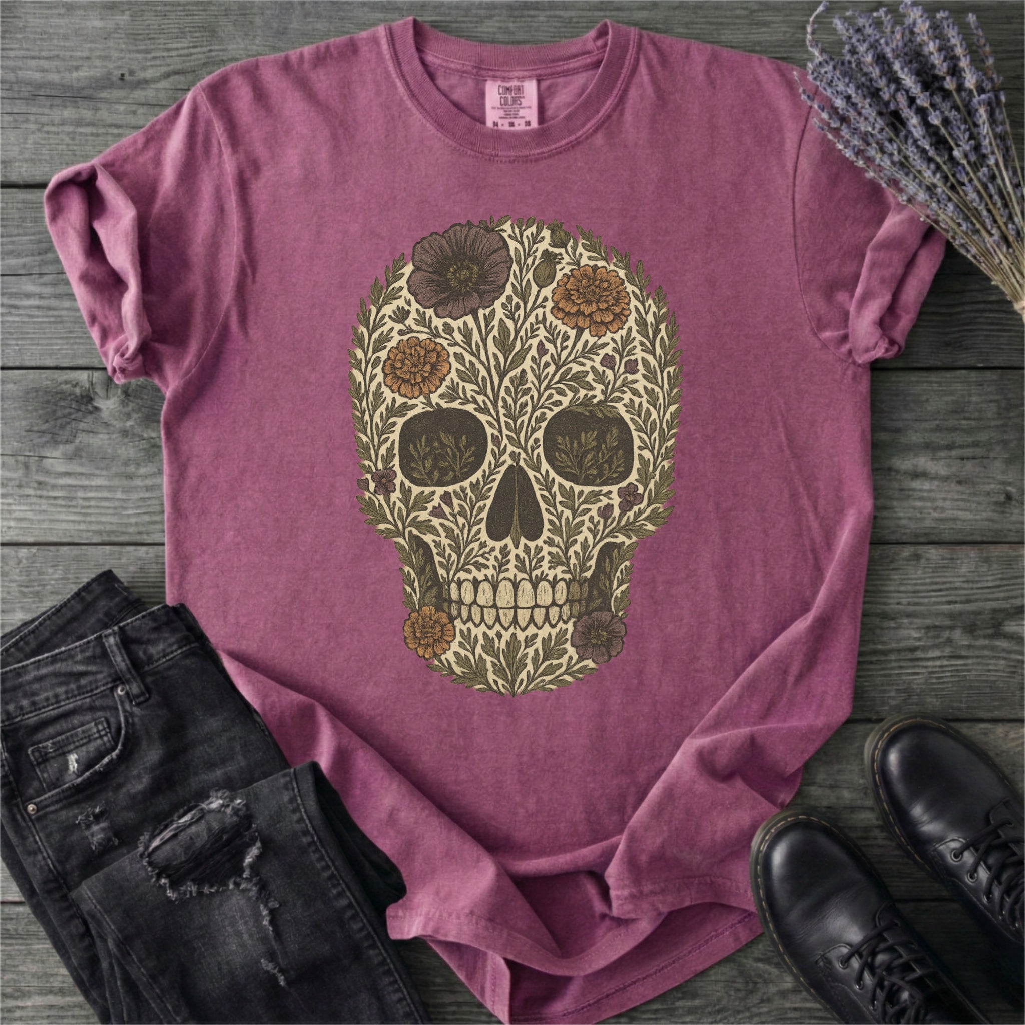 Wildflower Skull T-Shirt