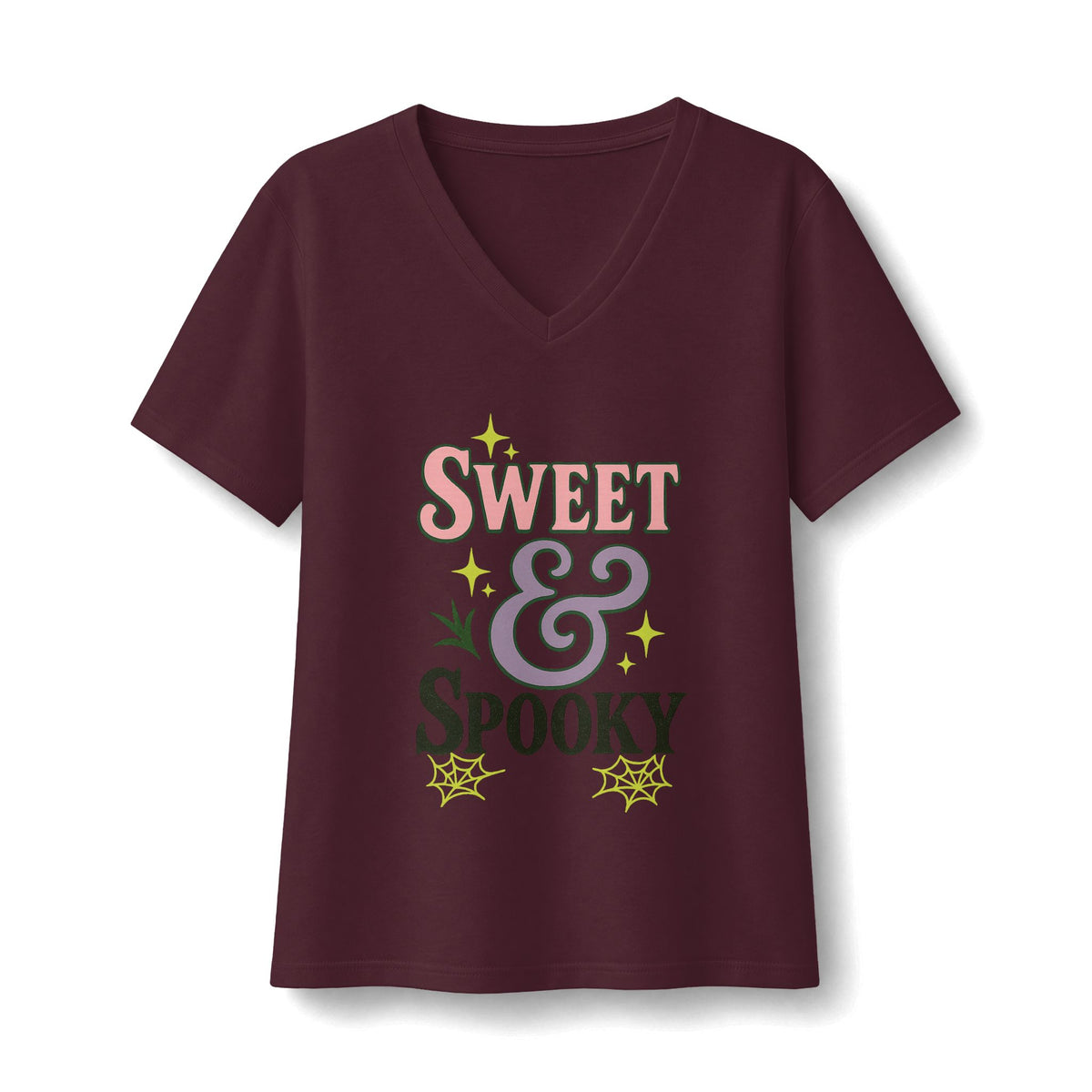 Pastel Sweet Spooky V-Neck T-Shirt