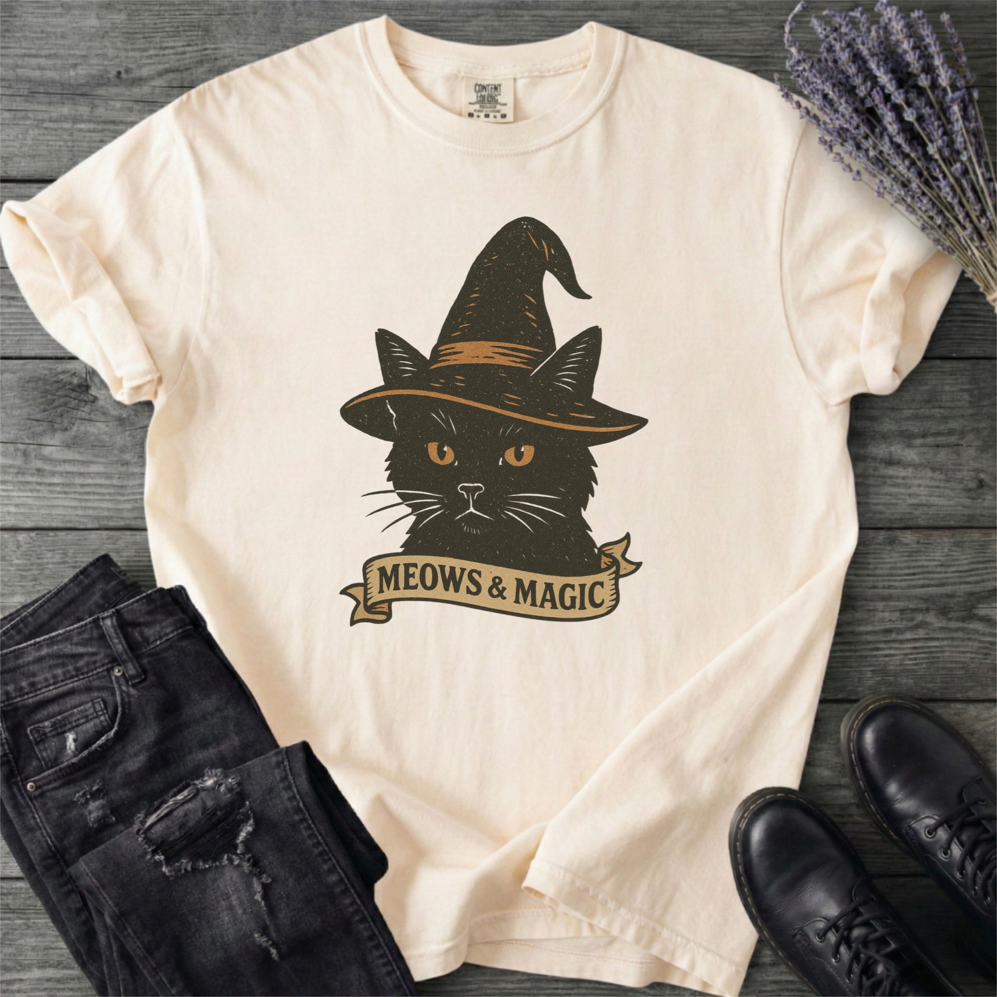 Witchy Cat Magic T-Shirt