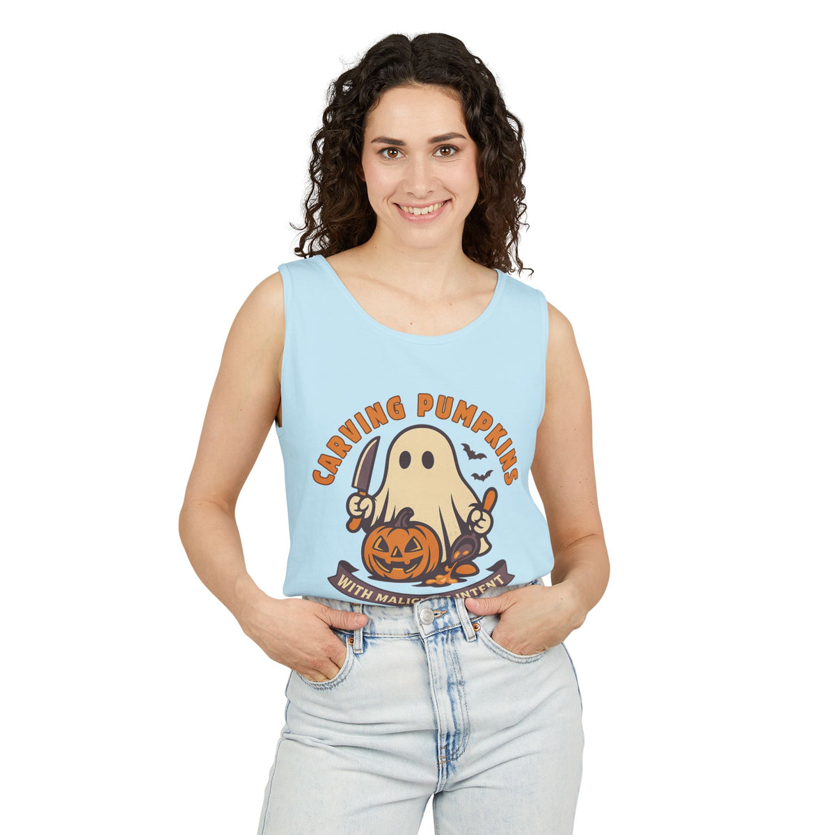 Carving Pumpkins Evolved Tank Top