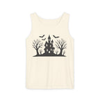 Haunted House Silhouette Tank Top