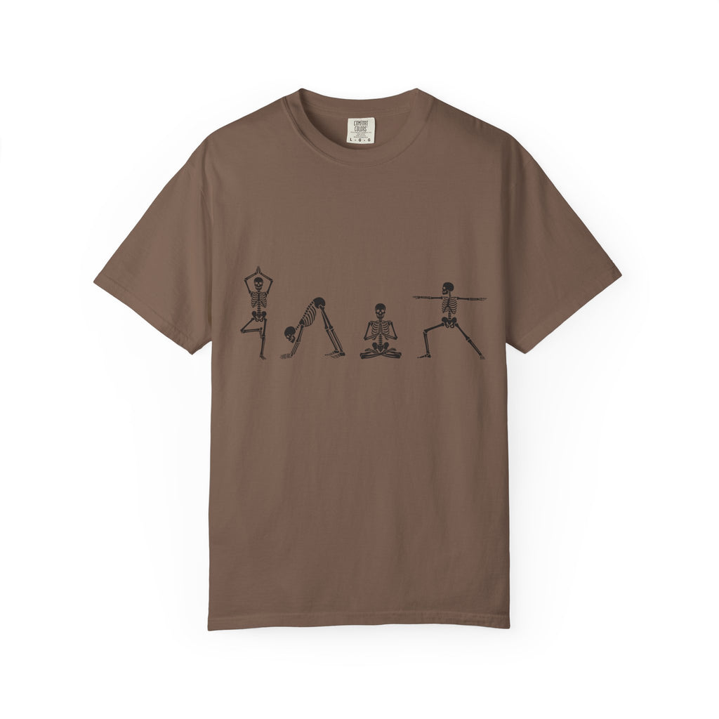 Spooky Yoga Squad Skeleton T-Shirt