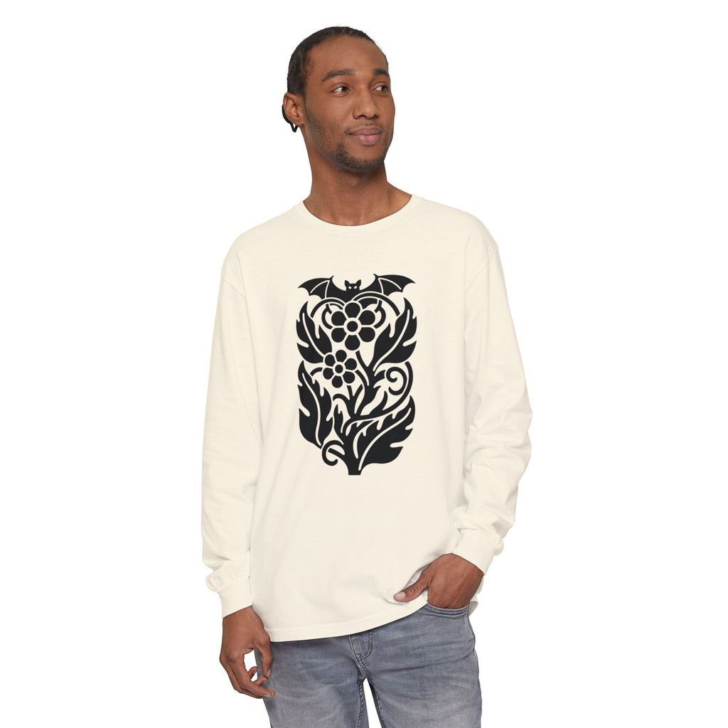 bat night garden Long Sleeve T-Shirt