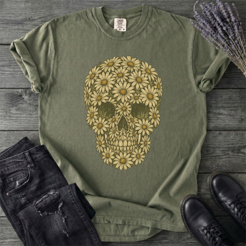 Daisy Skull T-Shirt