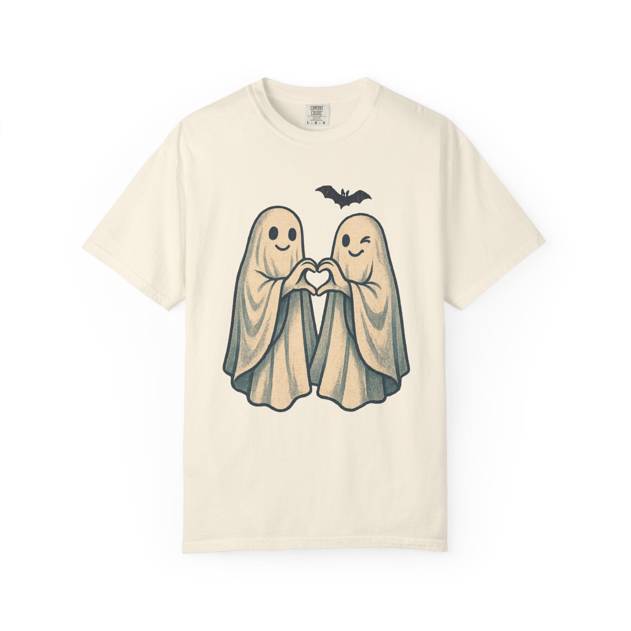 Two Ghosts Heart Hands T-Shirt
