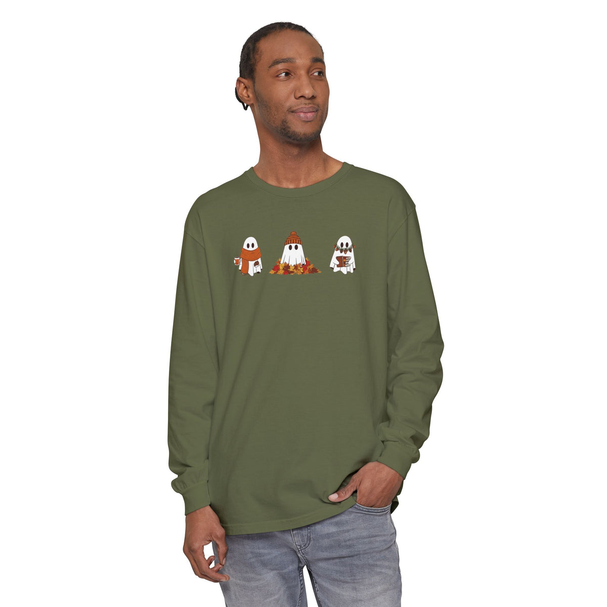Ghost Trio Autumn Long Sleeve T-Shirt
