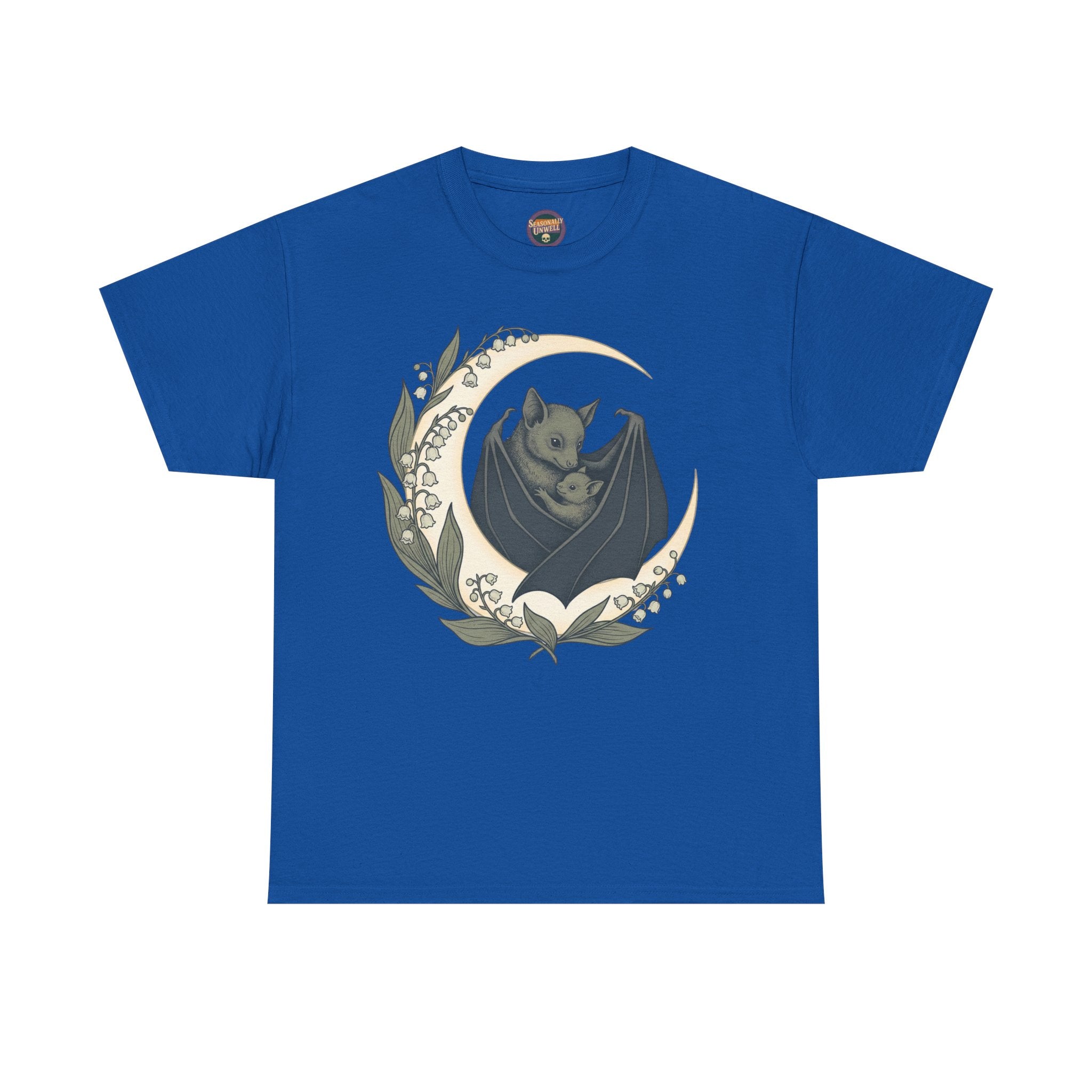 Mom and Baby Bat Gildan Heavy Tee