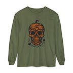 Pumpkin Skull Long Sleeve T-Shirt