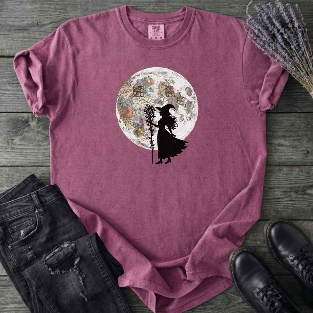 Floral Moon Witch T-Shirt