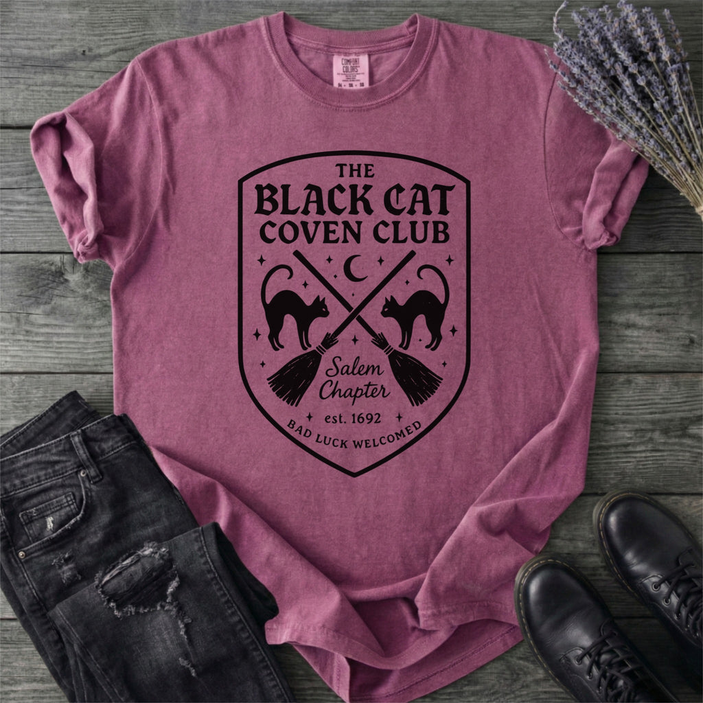 Black Cat Coven Club T-Shirt