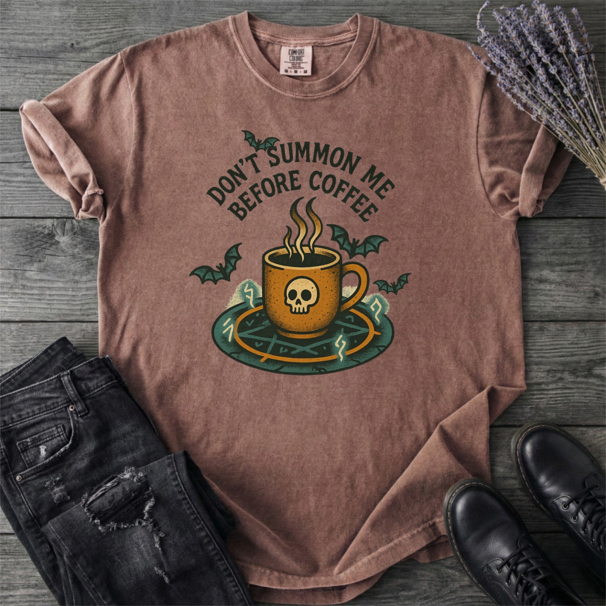Don't Summon Me Before Coffee T-Shirt