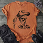 Cowboy Hat Skeleton Western T-Shirt