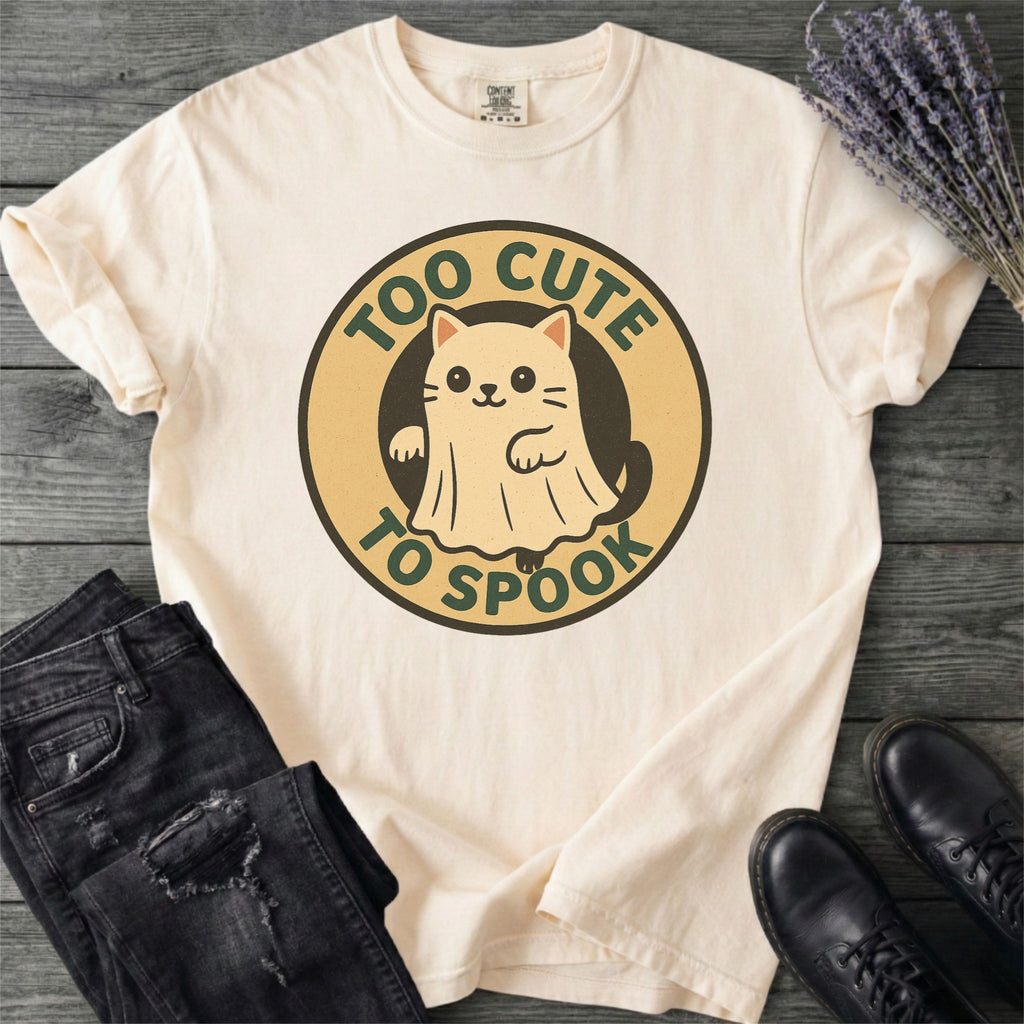 Too Cute To Spook Cat T-Shirt