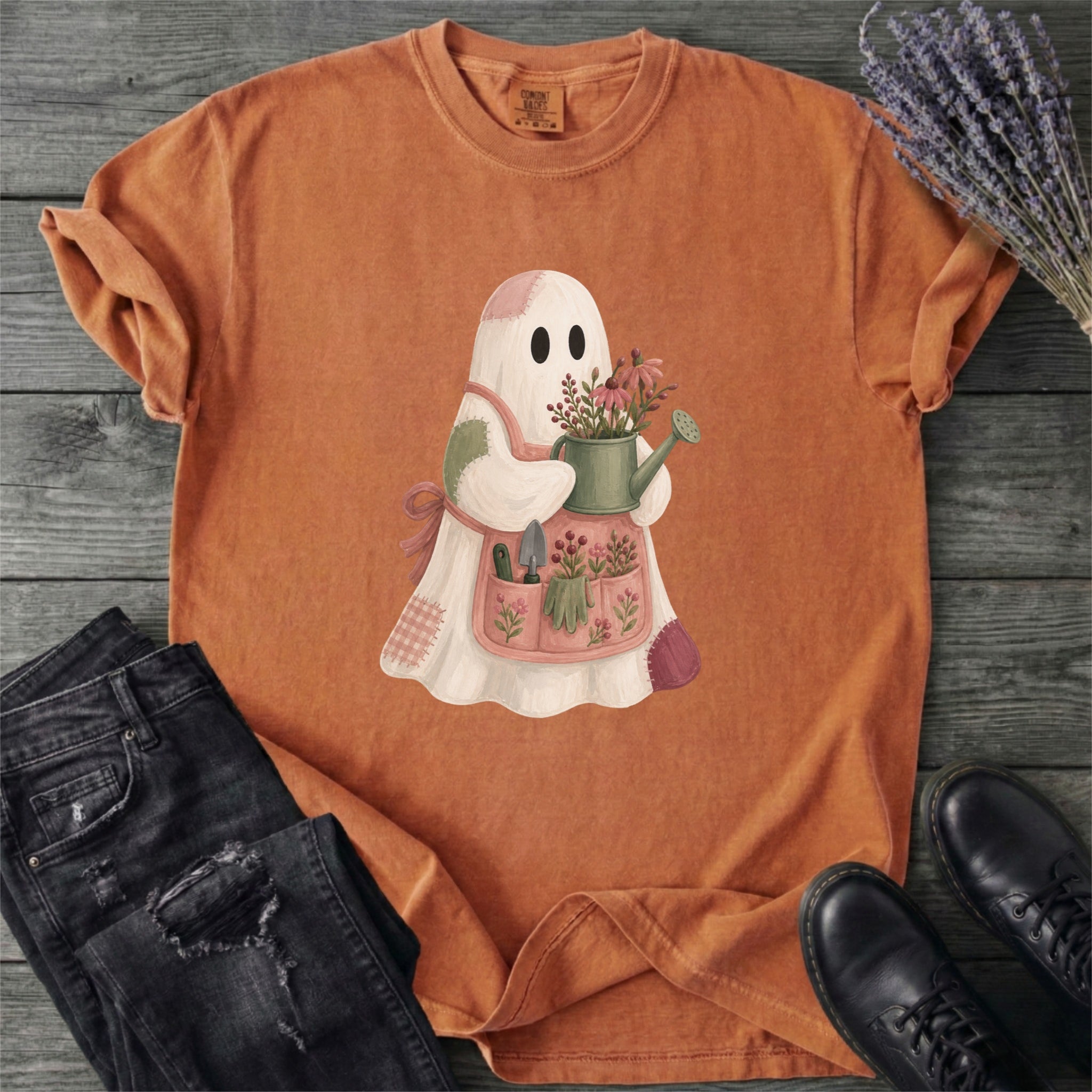 Patchwork Garden Ghost T-Shirt