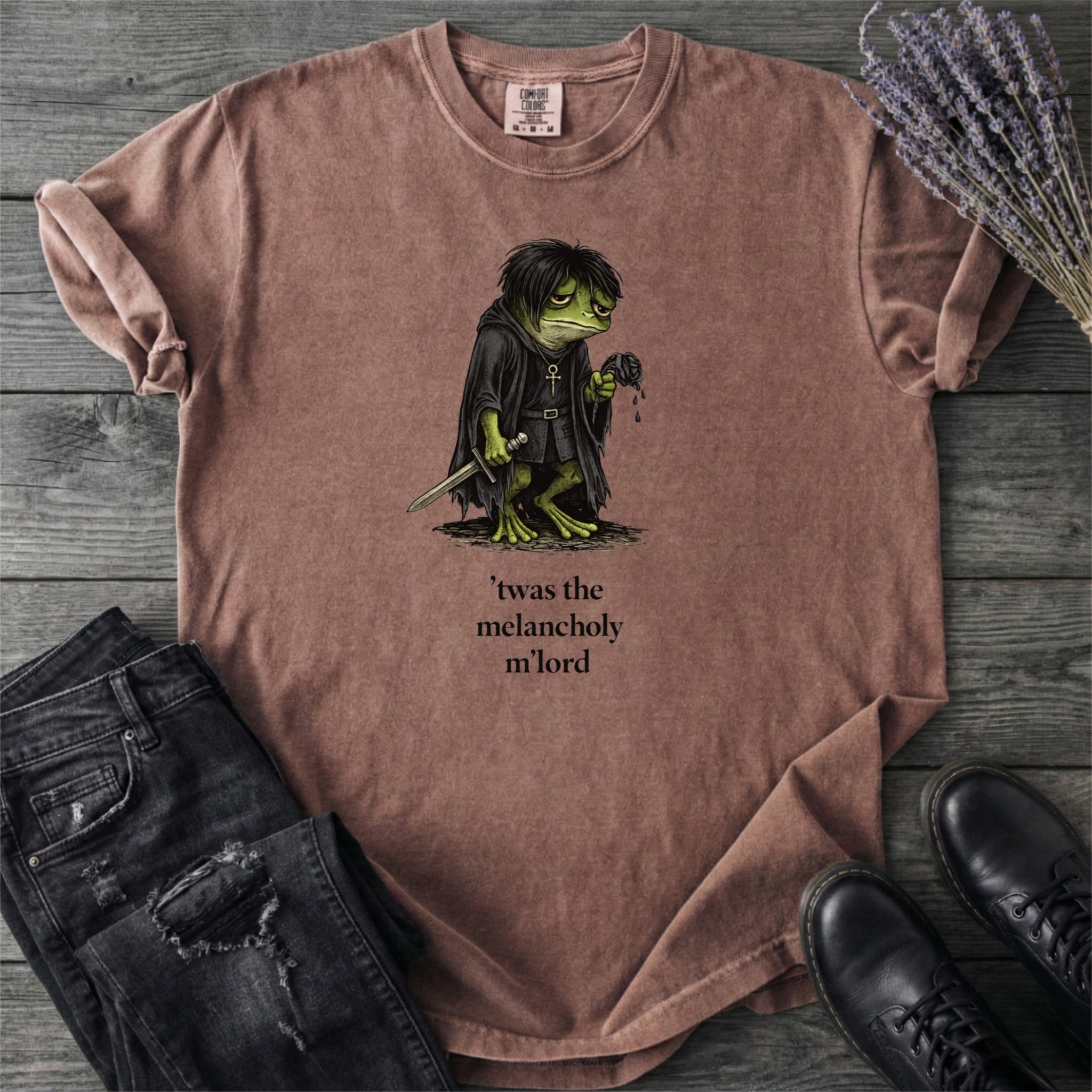 Melancholy Goth Frog Lord T-Shirt