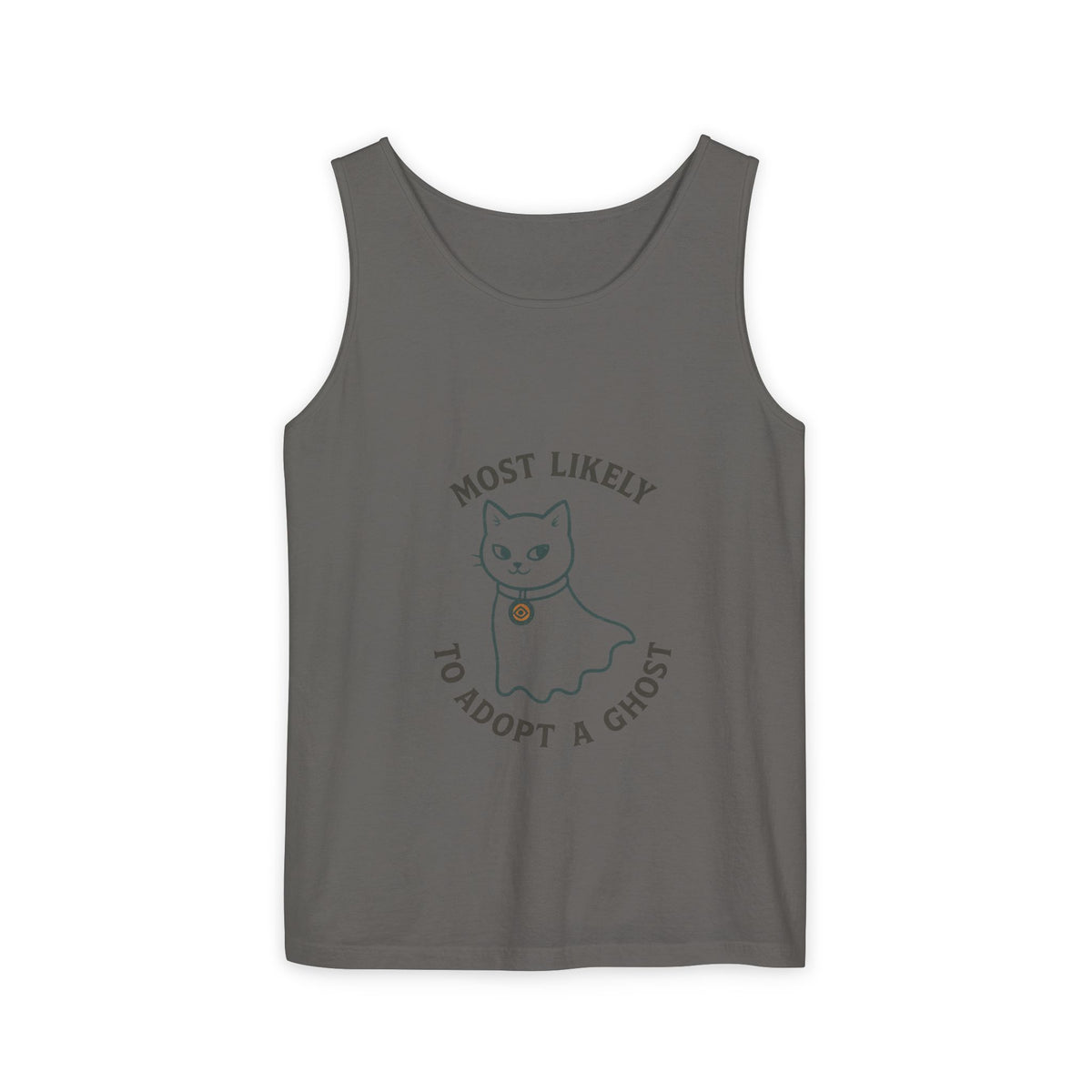Most Likely To Adopt A Ghost Cat Tank Top