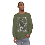Raven Skull Card Long Sleeve T-Shirt