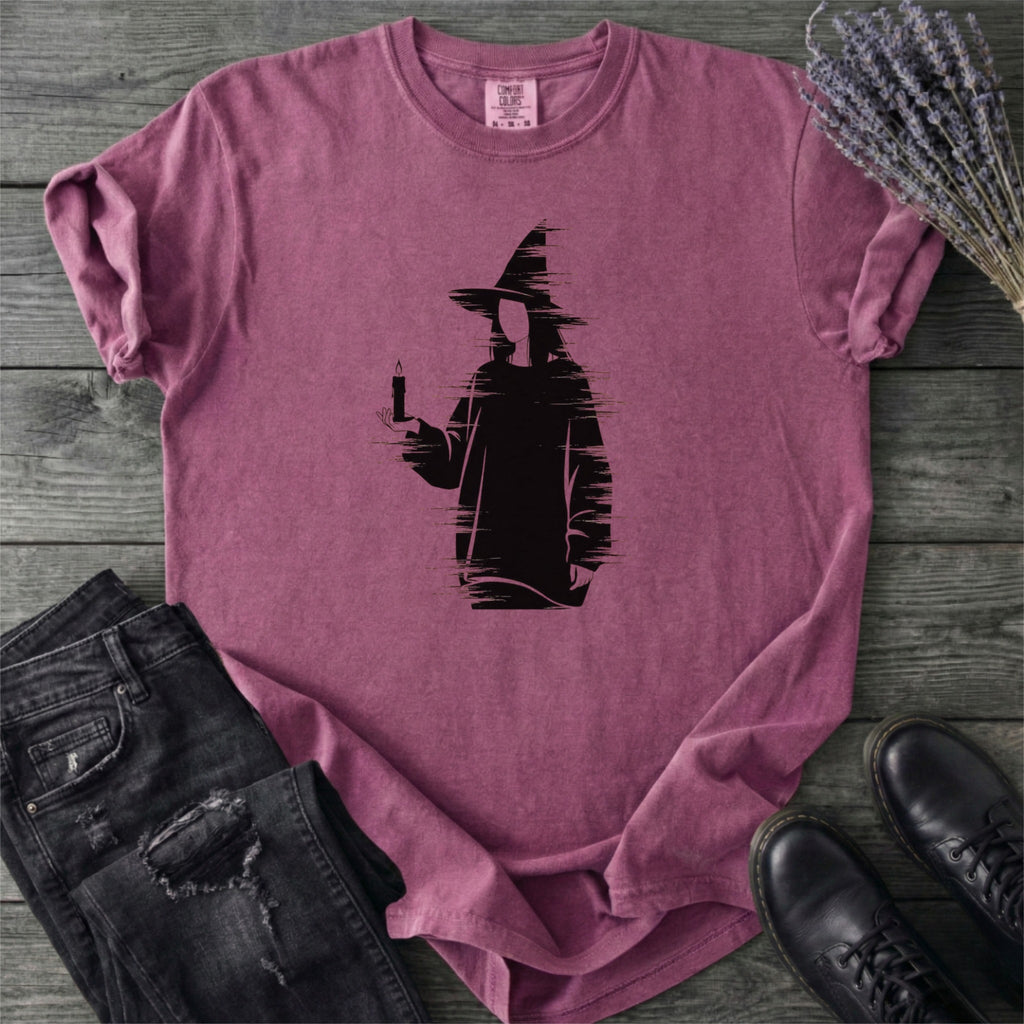 Grunge Witch Silhouette T-Shirt