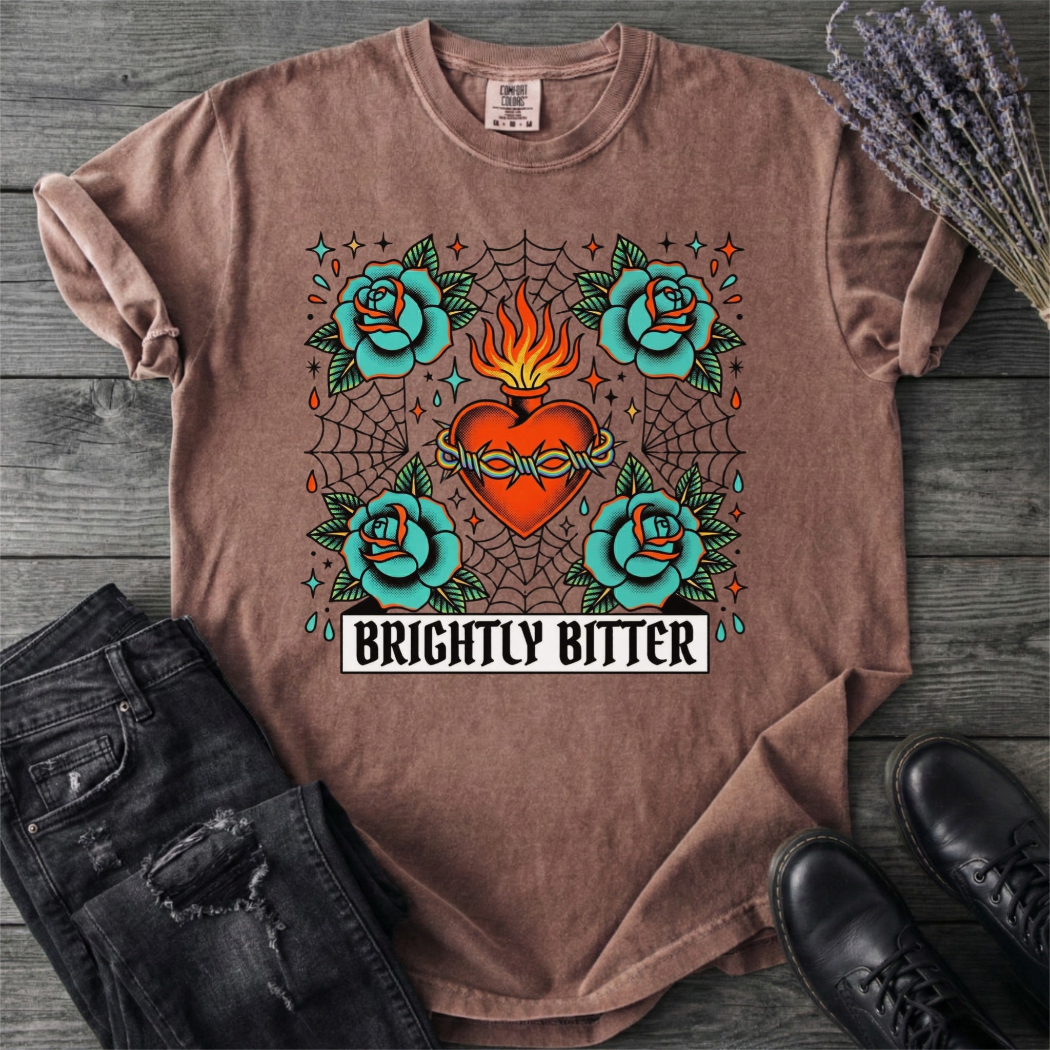 Brightly Bitter Tattoo Flash T-Shirt