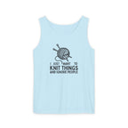 Knit Things And Ignore People Tank Top
