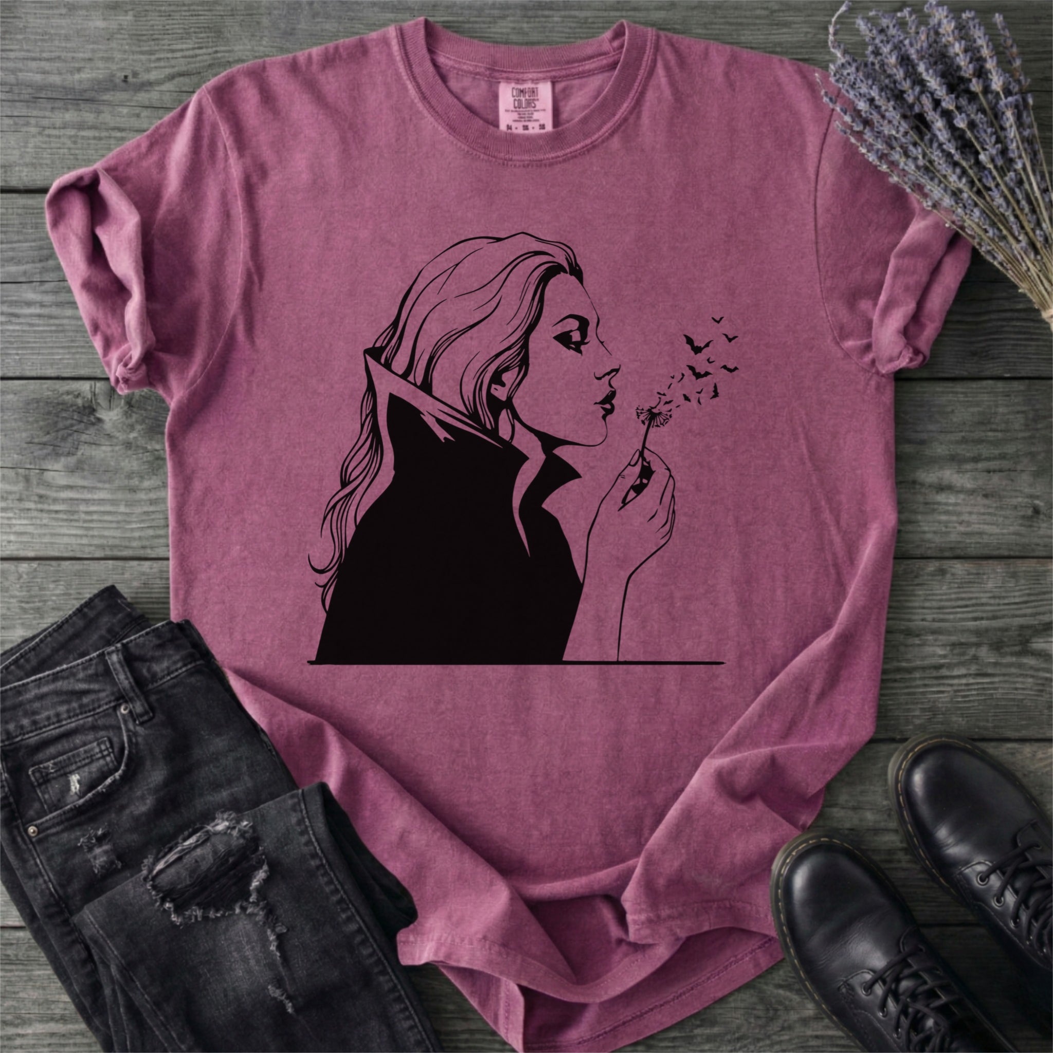 Dandelion Bats Silhouette T-Shirt