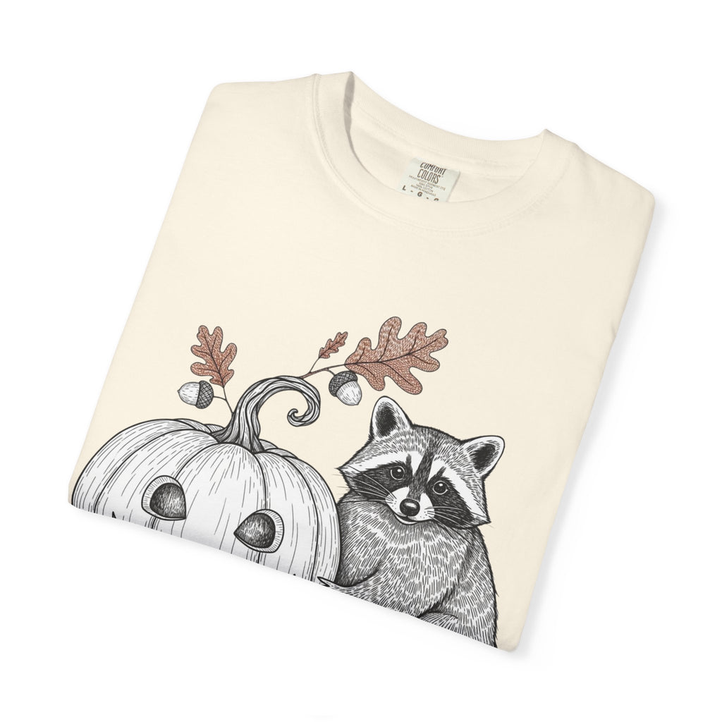 Raccoon And Pumpkin T-Shirt