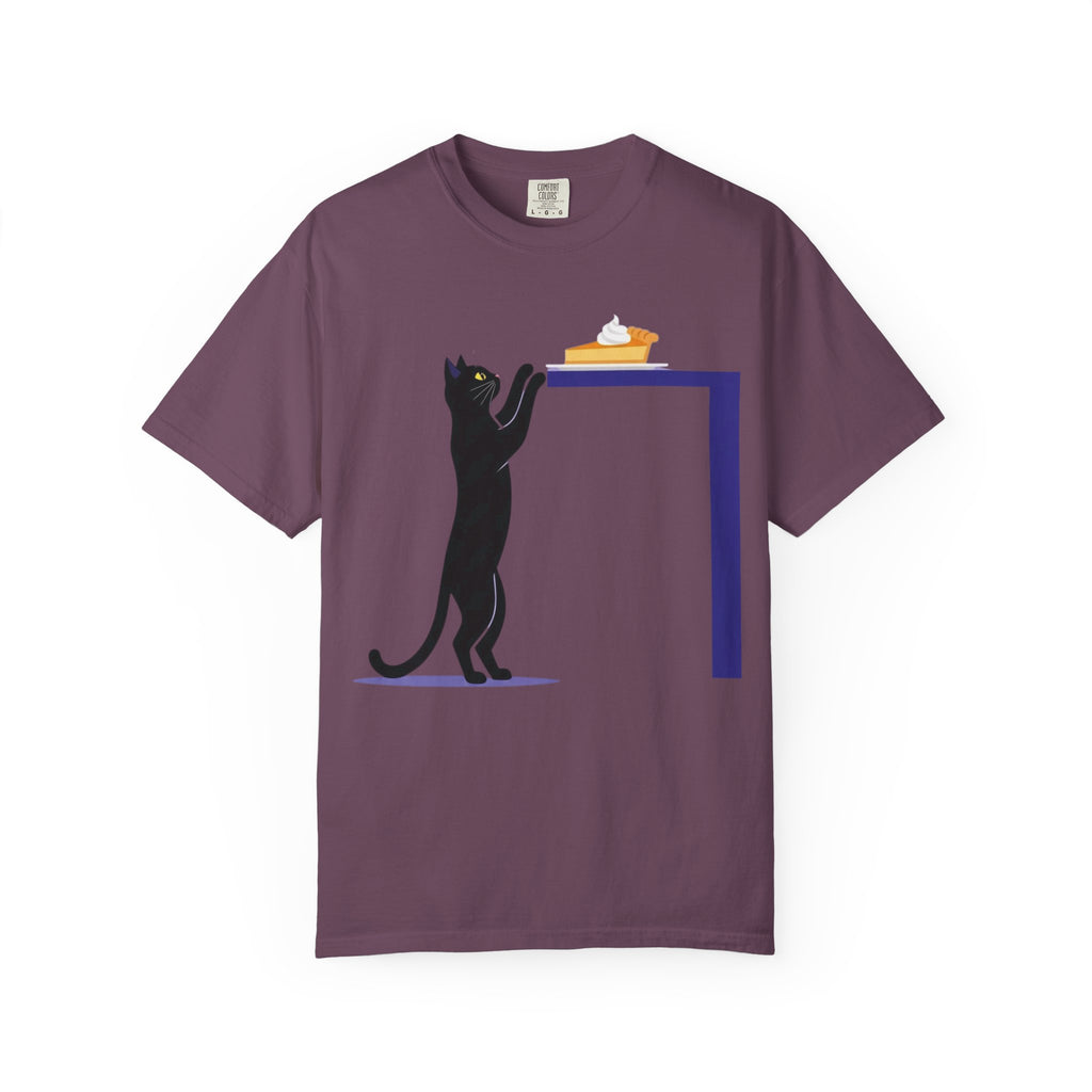 Black Cat Pumpkin Pie T-Shirt