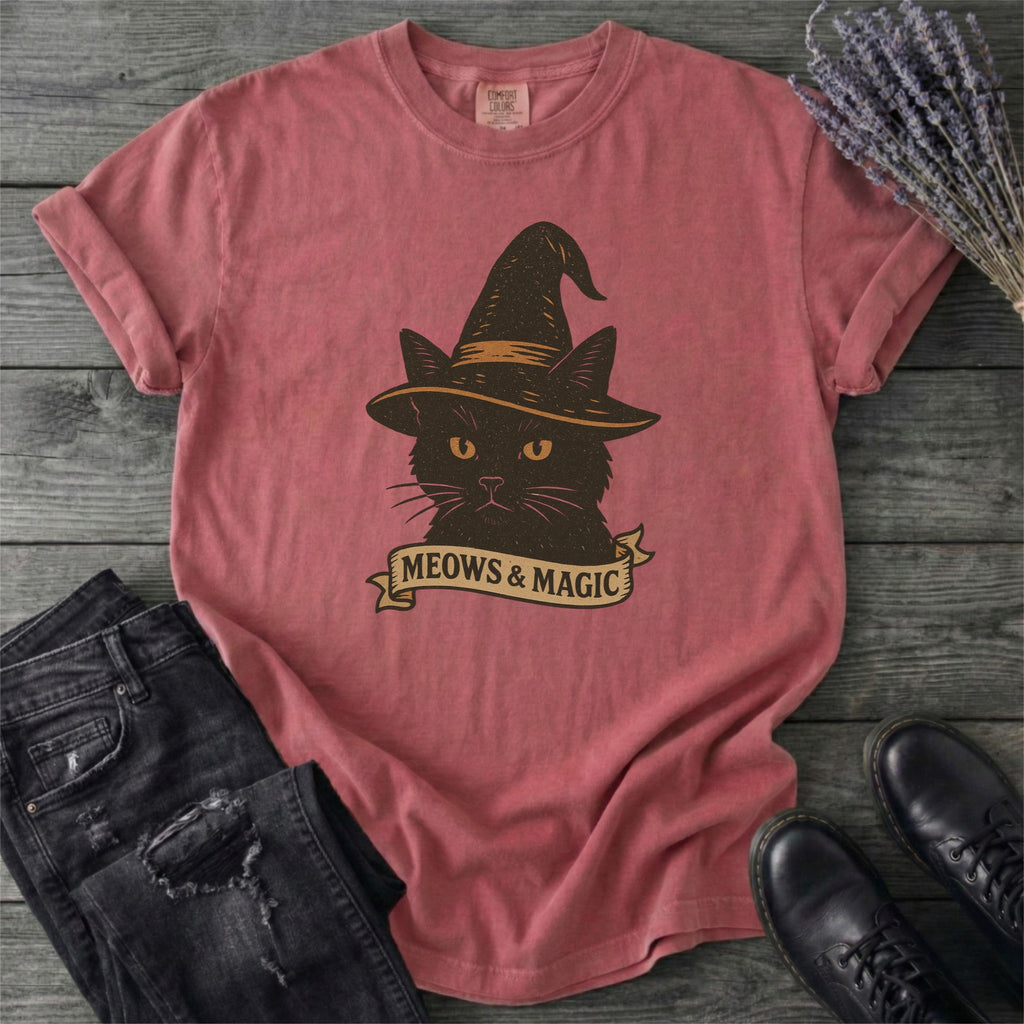 Witchy Cat Magic T-Shirt