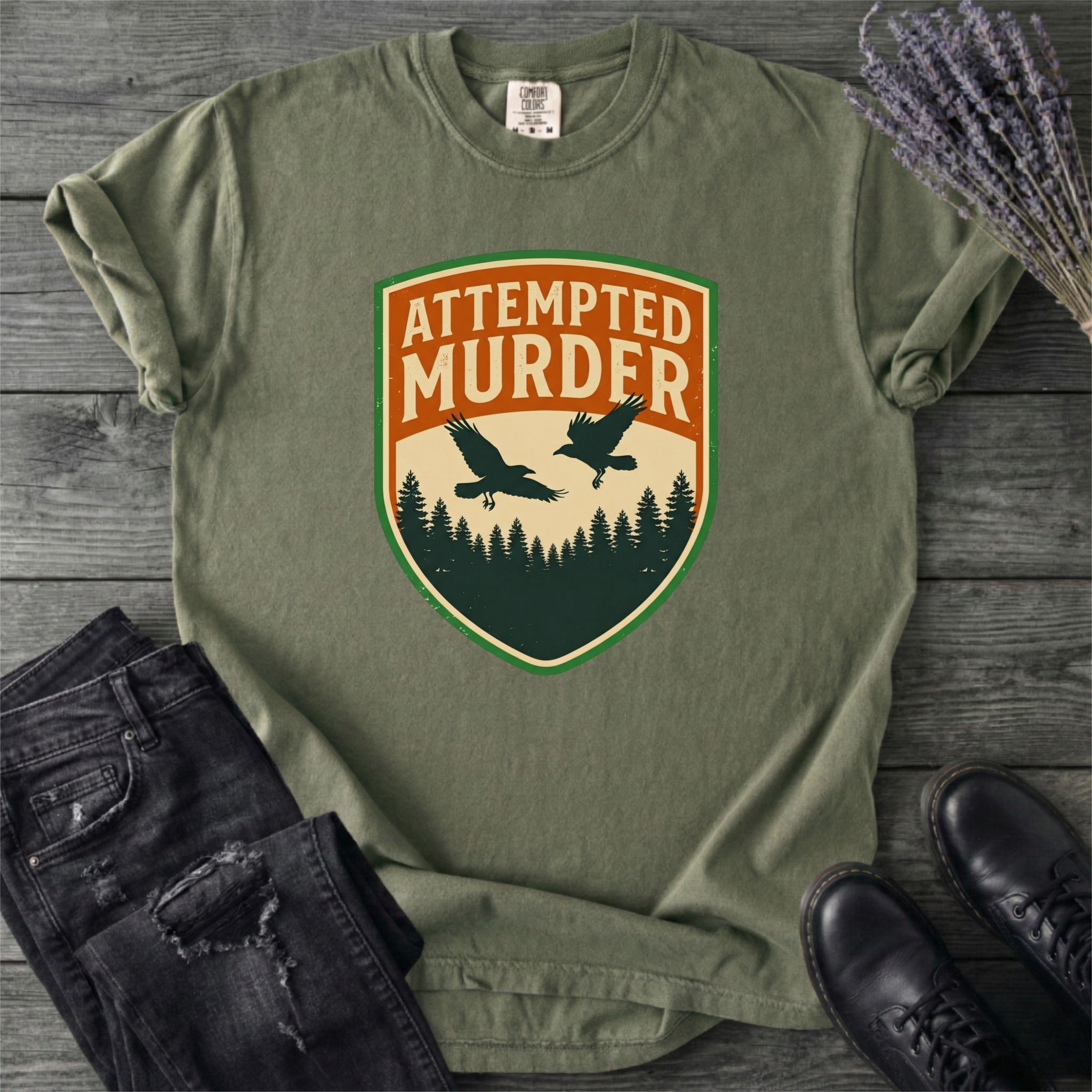 Attempted Murder Crows T-Shirt