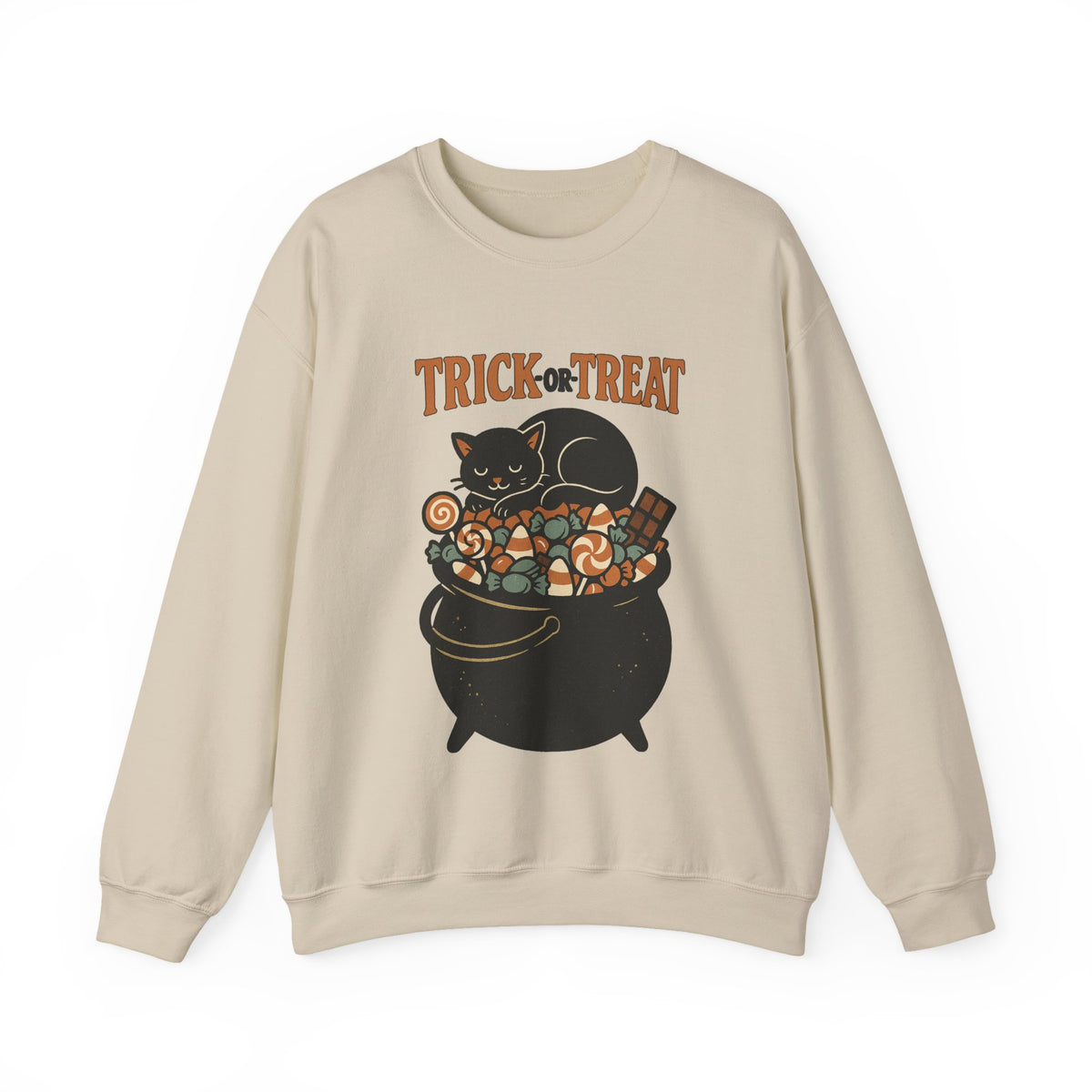 Trick Or Treat Candy Cauldron Sweatshirt