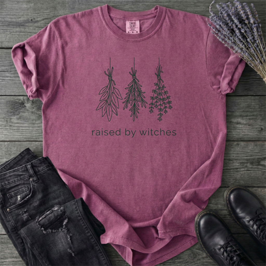 Raised By Witches Minimal T-Shirt