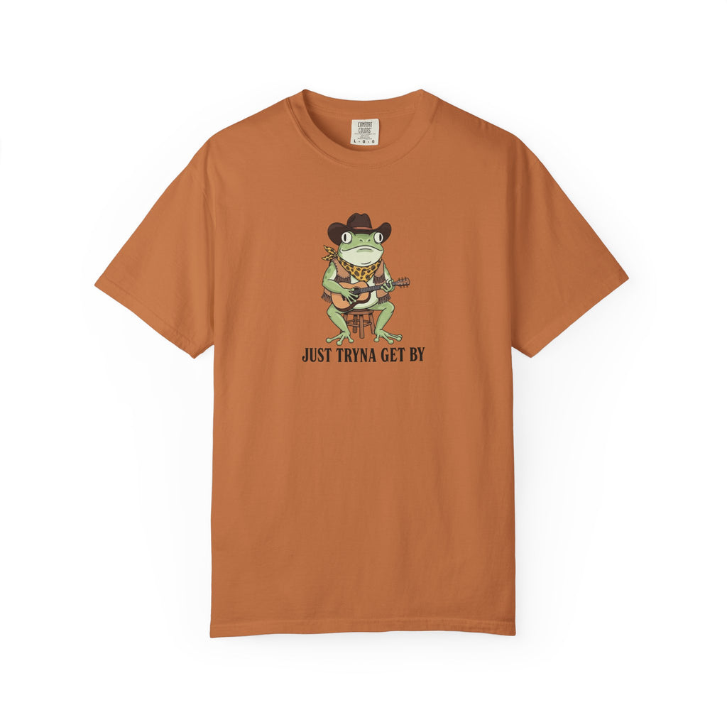 Cowboy Frog Guitar T-Shirt