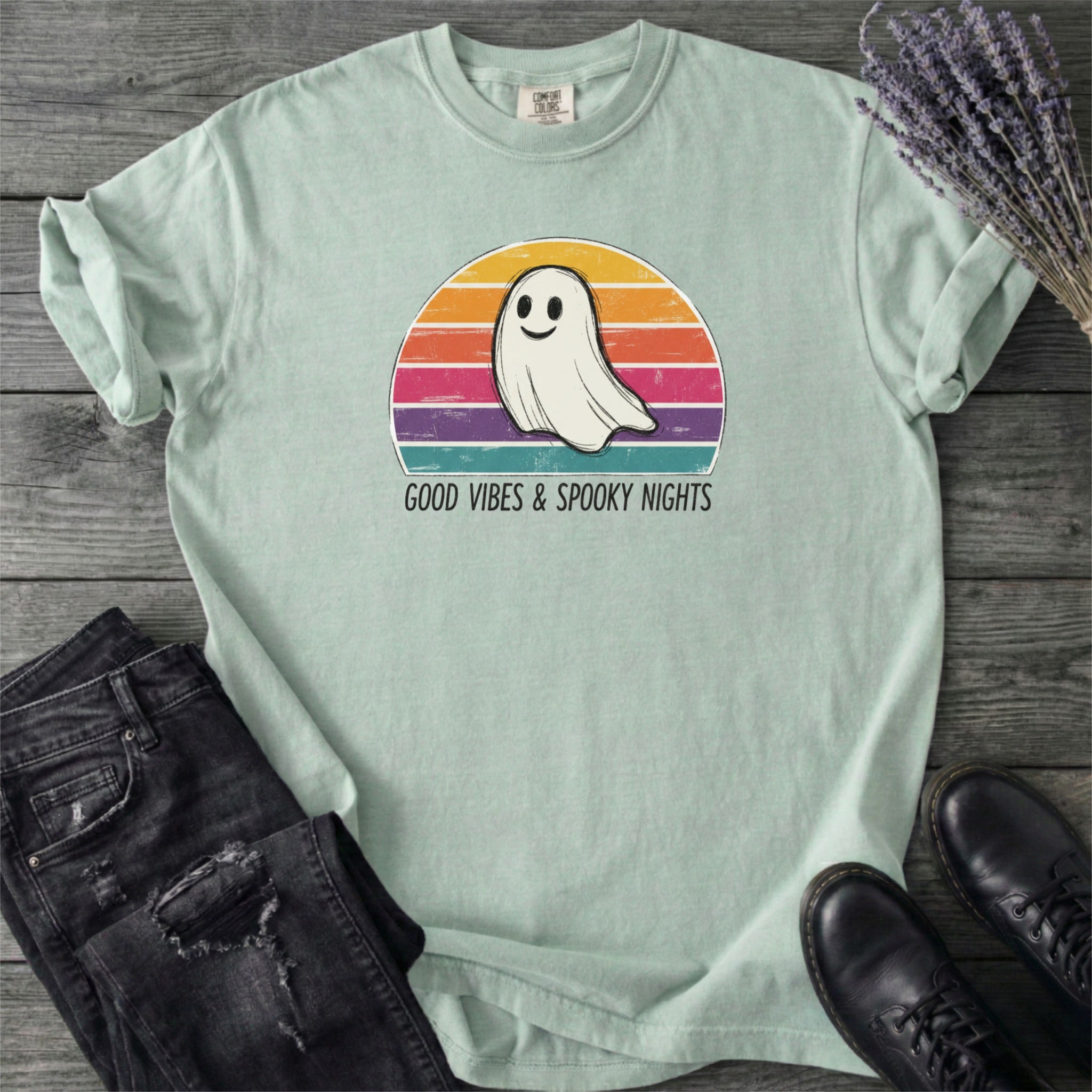 Good Vibes And Spooky Nights T-Shirt