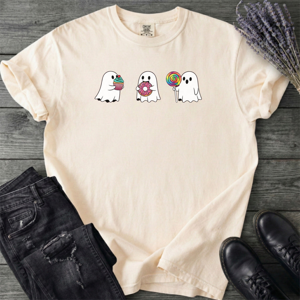 Ghost Cupcake Donut Lollipop T-Shirt