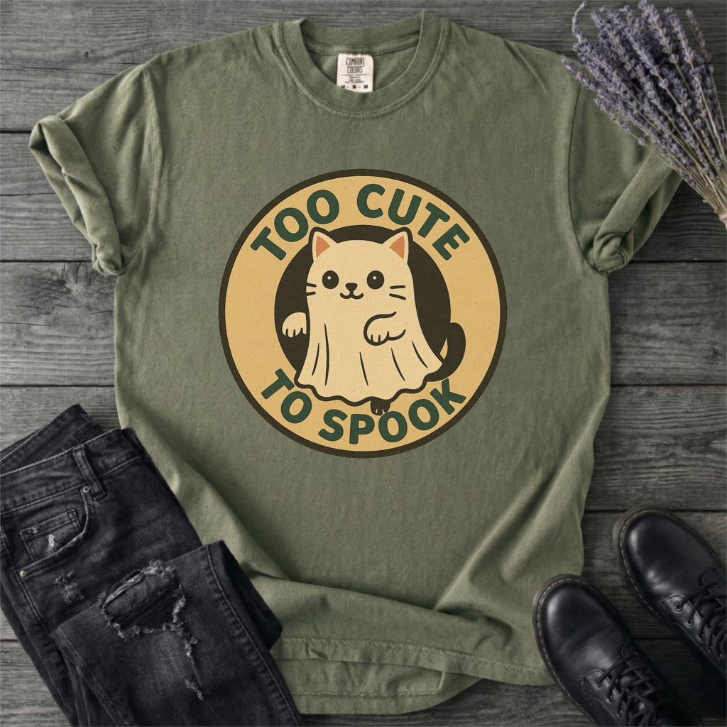 Too Cute To Spook Cat T-Shirt