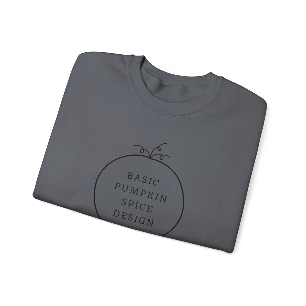 Basic Pumpkin Spice Design Sweatshirt