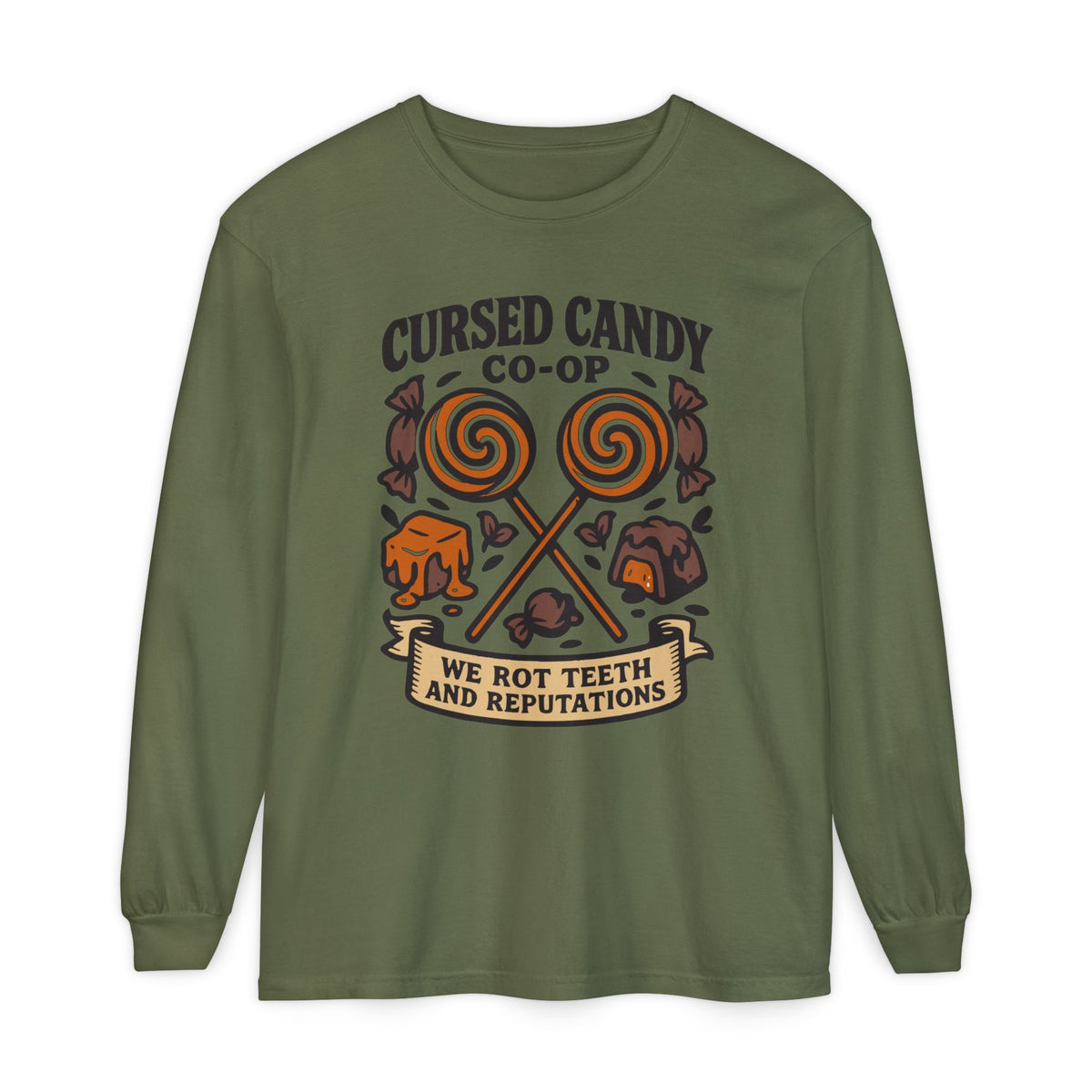 Cursed Candy Co Op Long Sleeve T-Shirt