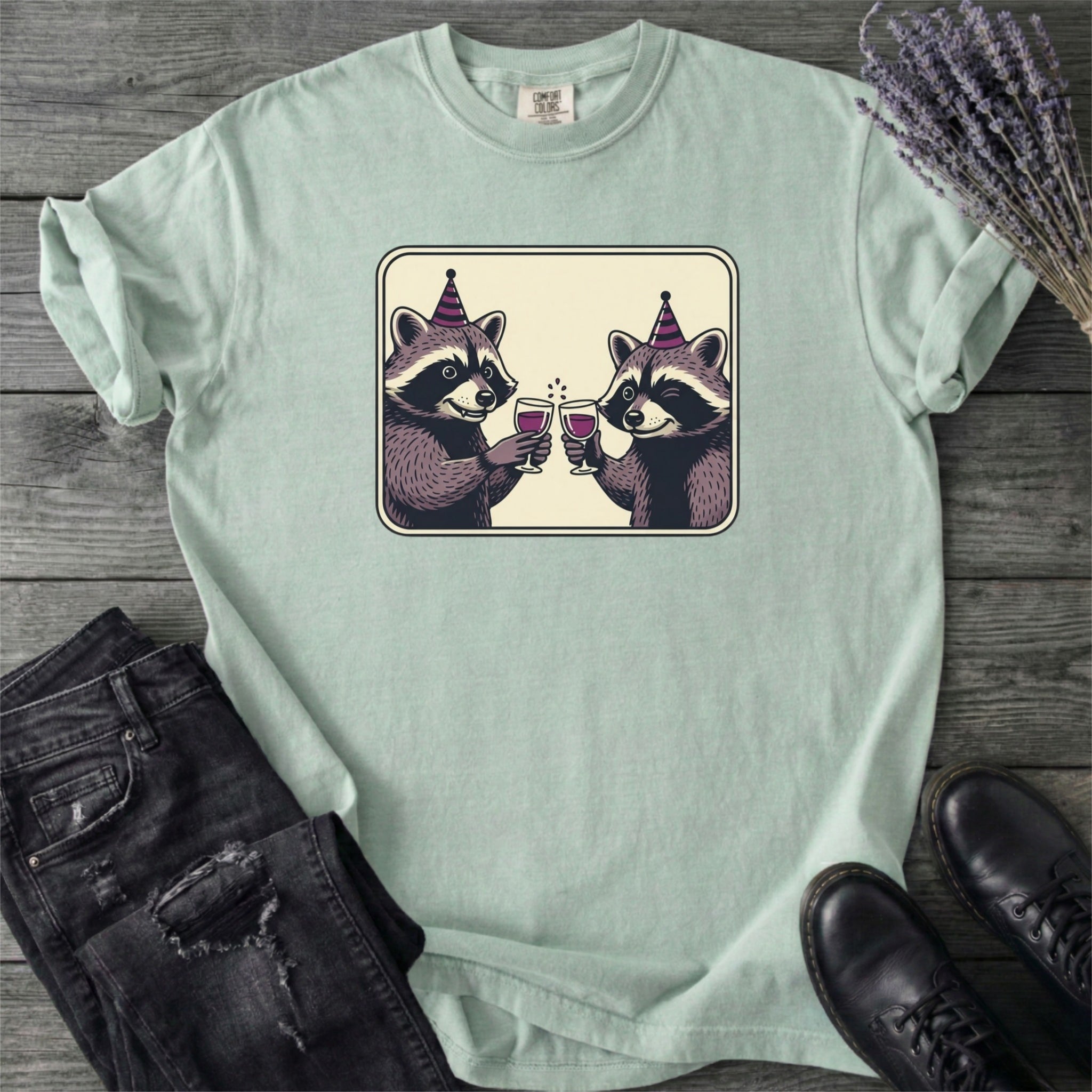 Raccoon Party T-Shirt