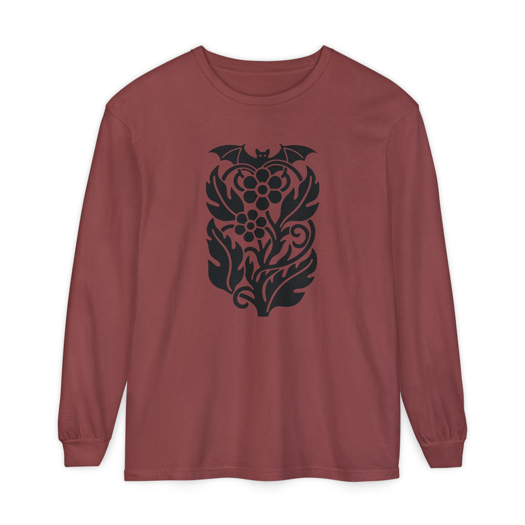bat night garden Long Sleeve T-Shirt