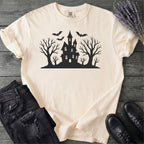Haunted House Silhouette T-Shirt