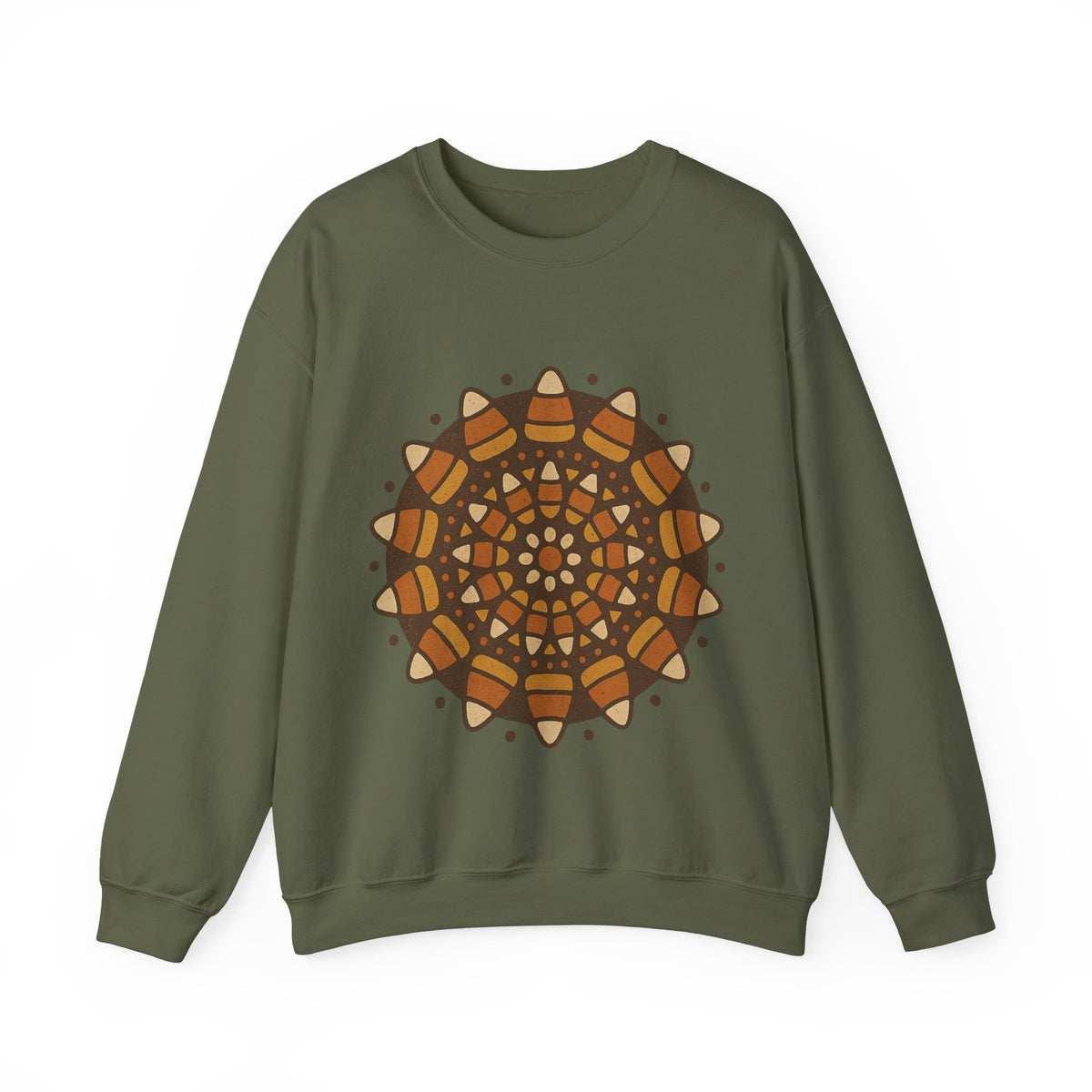 Candy Corn Mandala Sweatshirt