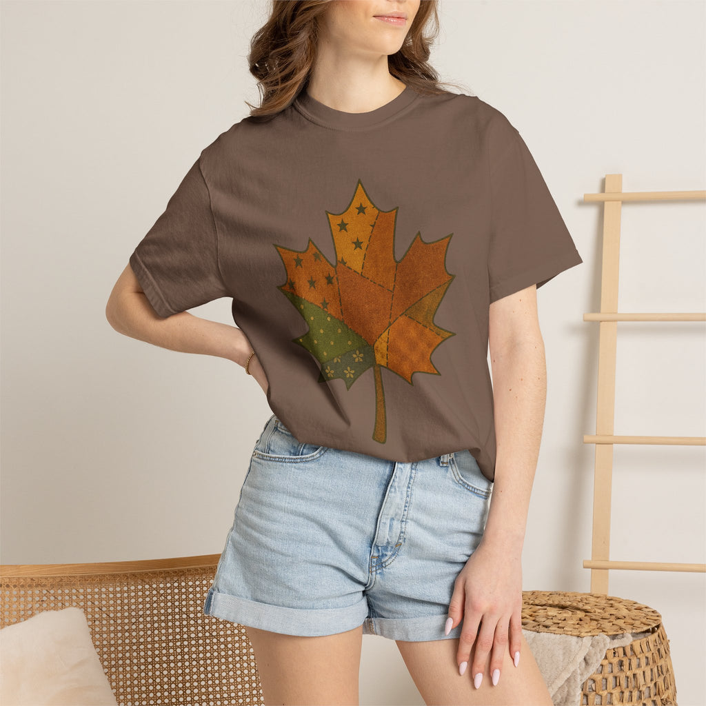 Patchwork Maple Leaf T-Shirt