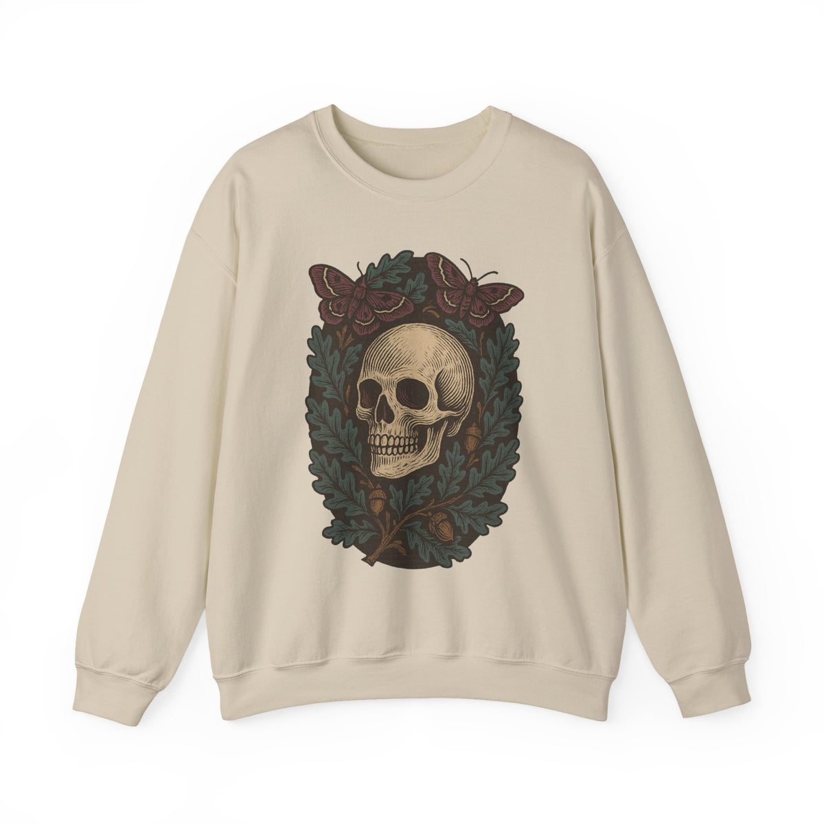 Skull And Moths Sweatshirt